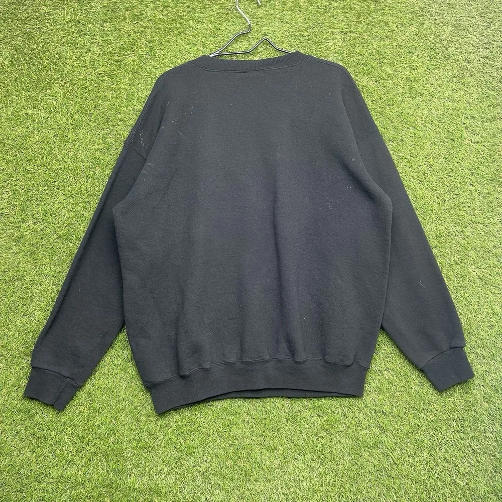 Vintage Pittsburgh Steelers Sweatshirt Mens XL NFL Crewneck Black Home Team